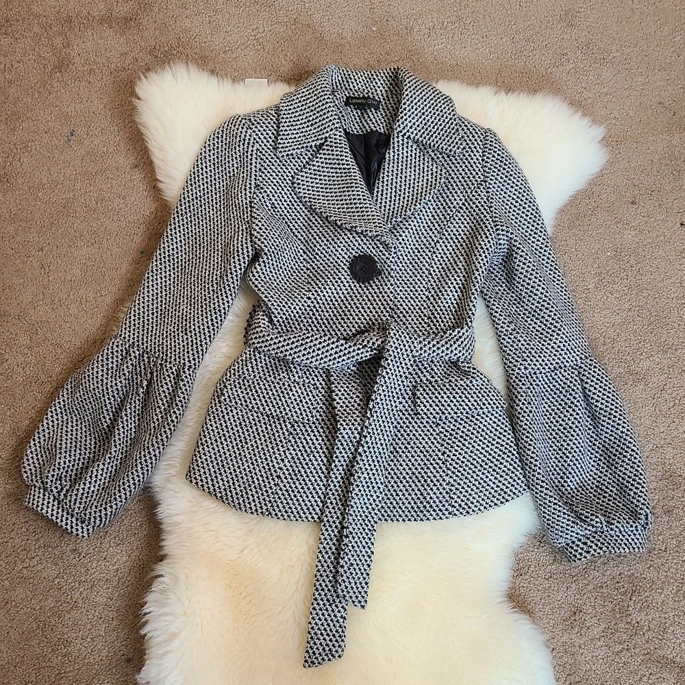 Lovely Girl Lined & Belted Blazer/Jacket
